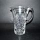 Pitcher in richly cut crystal, 1950