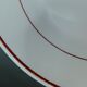Set of 8 plates Arcopal restaurant - Blanc - Bordeaux