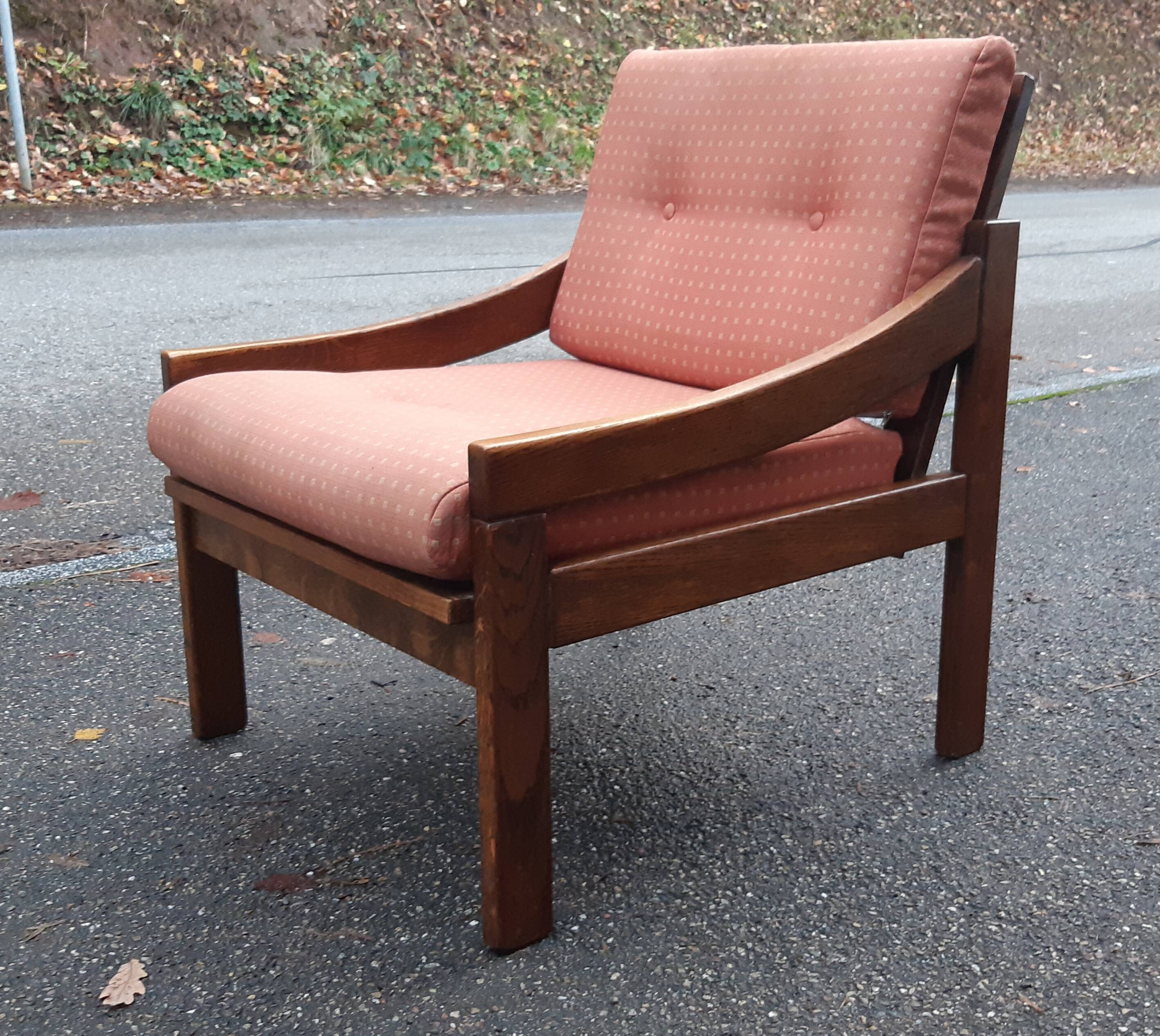 Scandinavian fireside chair from the 70s