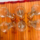 Lot de 6 verres anciens à liqueur