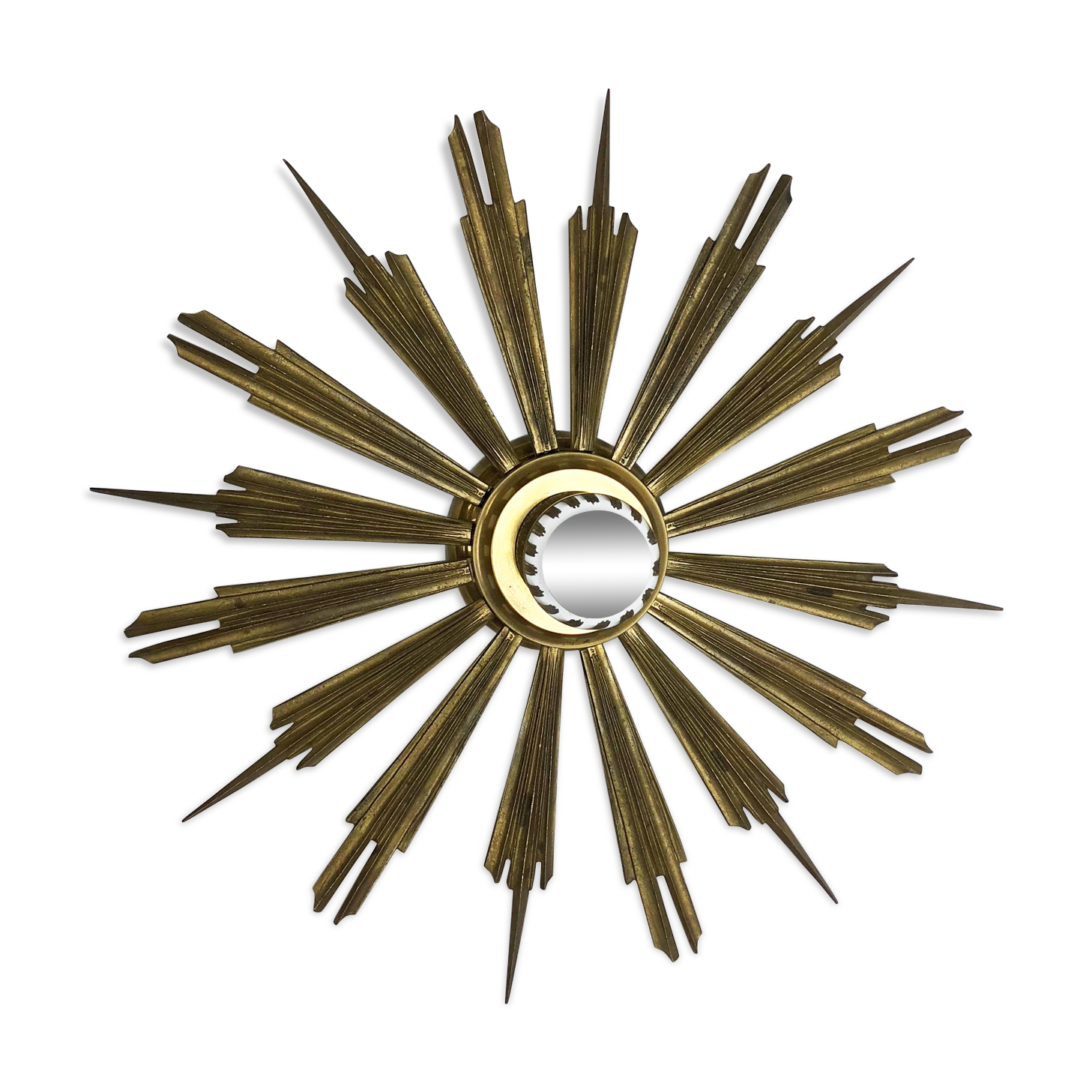 Applique soleil fabriqué en Italie dans les années 50