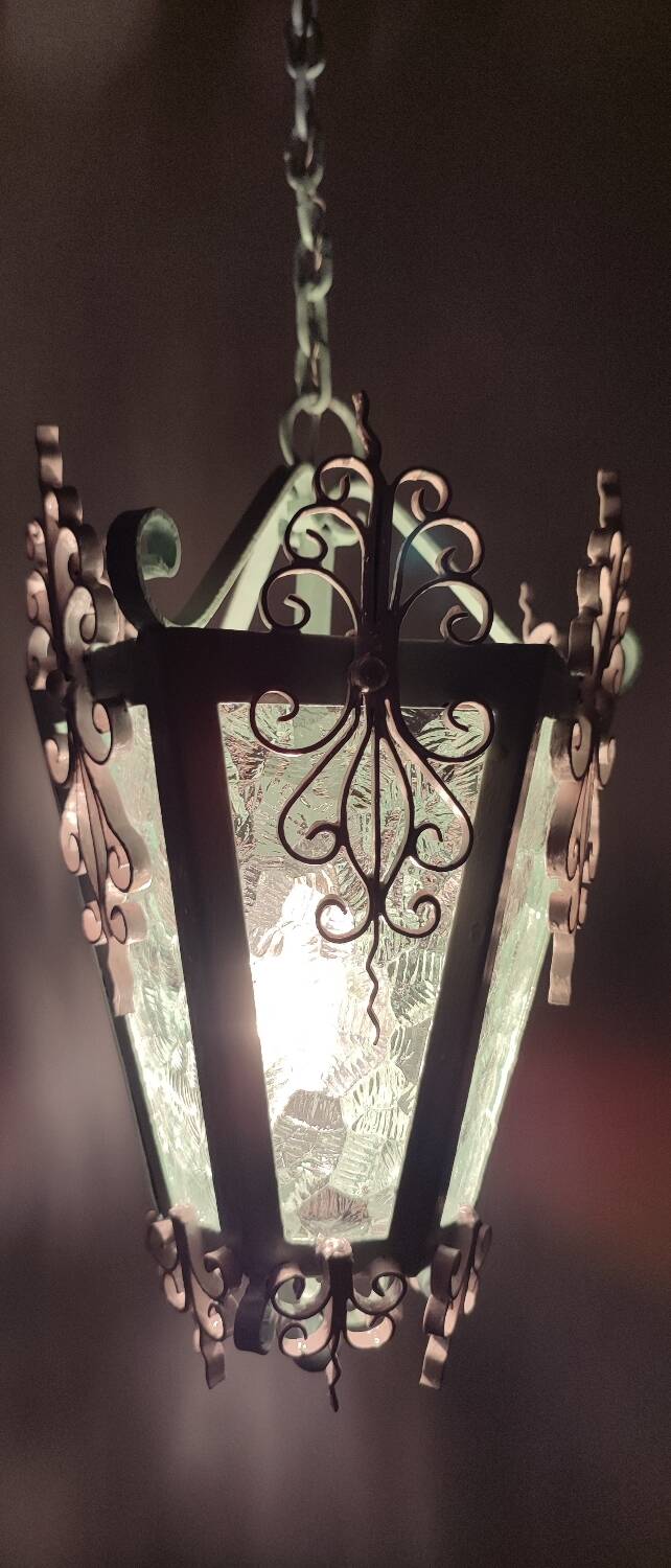 Plafonnier ou lanterne. Espagne, années 1980.