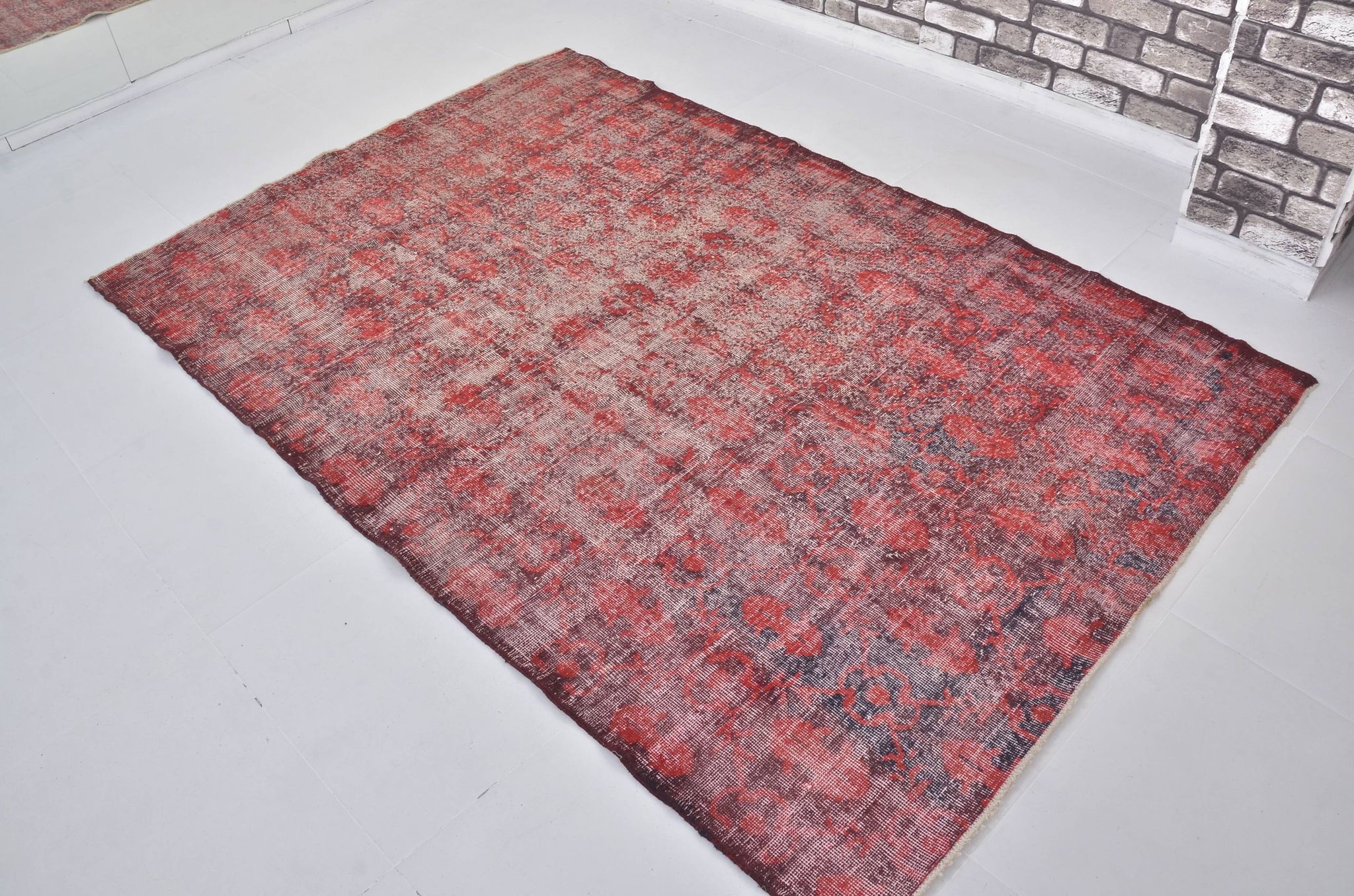 Red Turkish Oushak Rug sku 1502