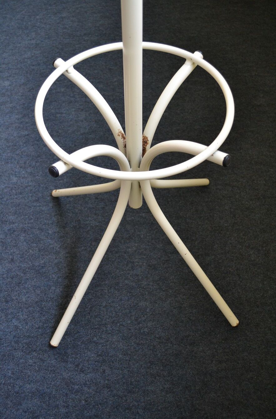 Parrot coat rack 8 vintage balls 1970s