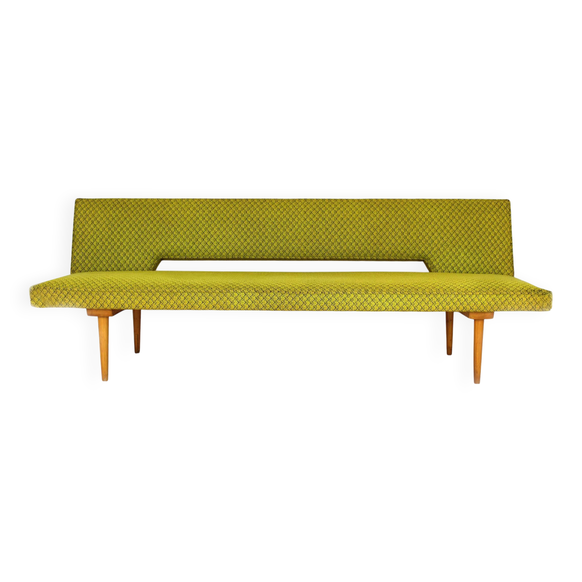 Sofa by Miroslav Navratil for Drevopodnik Brno, 1960s