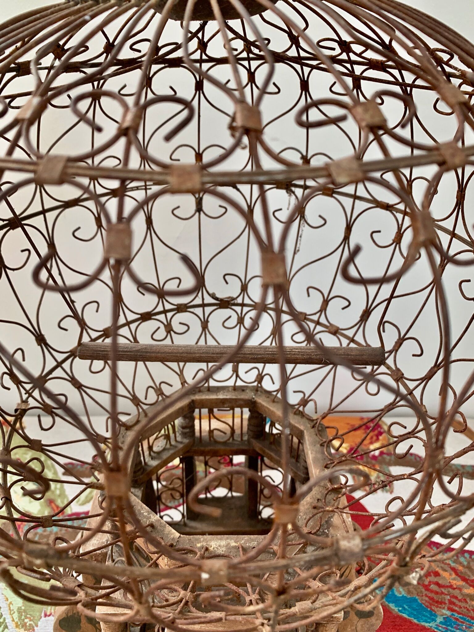 Vintage bird cage