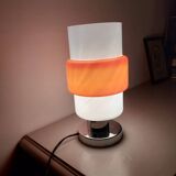 Vintage orange opaline lamp