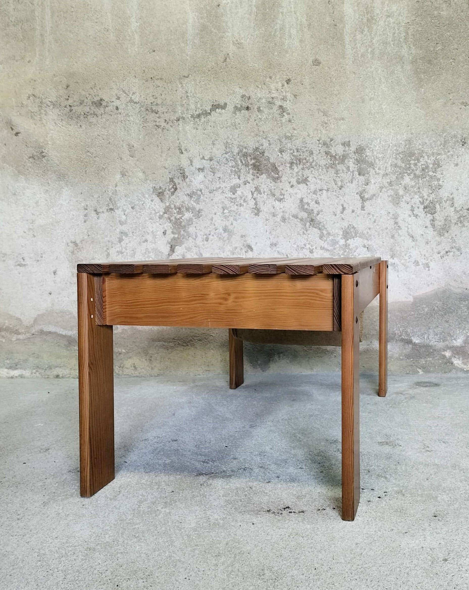 Vintage wooden coffee table