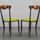1970s set of eight Charme dining chairs by Fasem, Italy