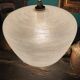 Engraved glass hanging lamp, 1950