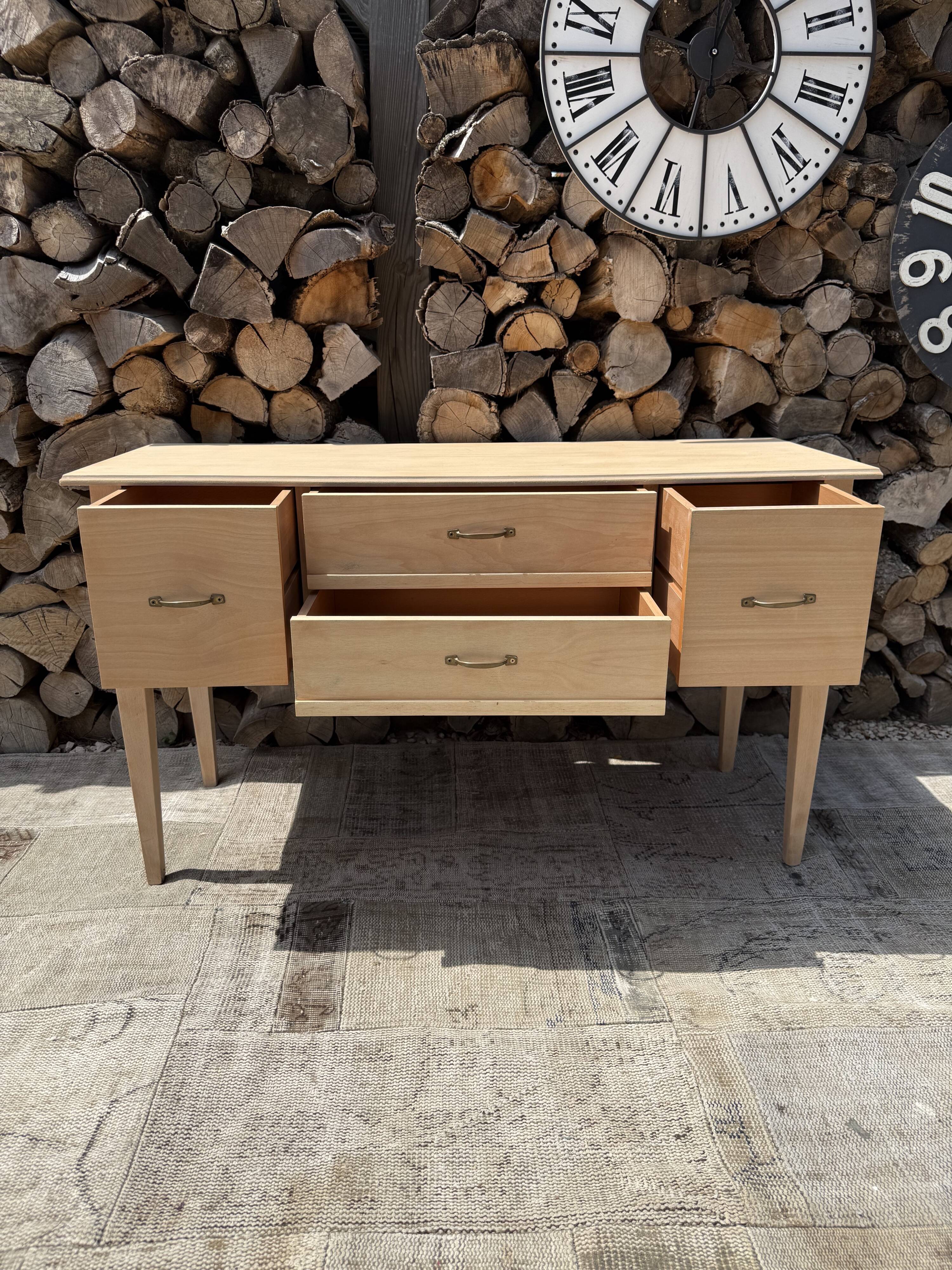 Small renovated antique buffet