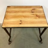Industrial table on wheels, 1960s