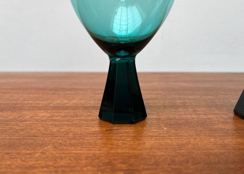 German drinking glasses from the mid-century by Karl Friedrich Glas, 1960s, set of 2.