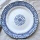 Sarreguemines ironstone dessert plates, "Embroidery" model