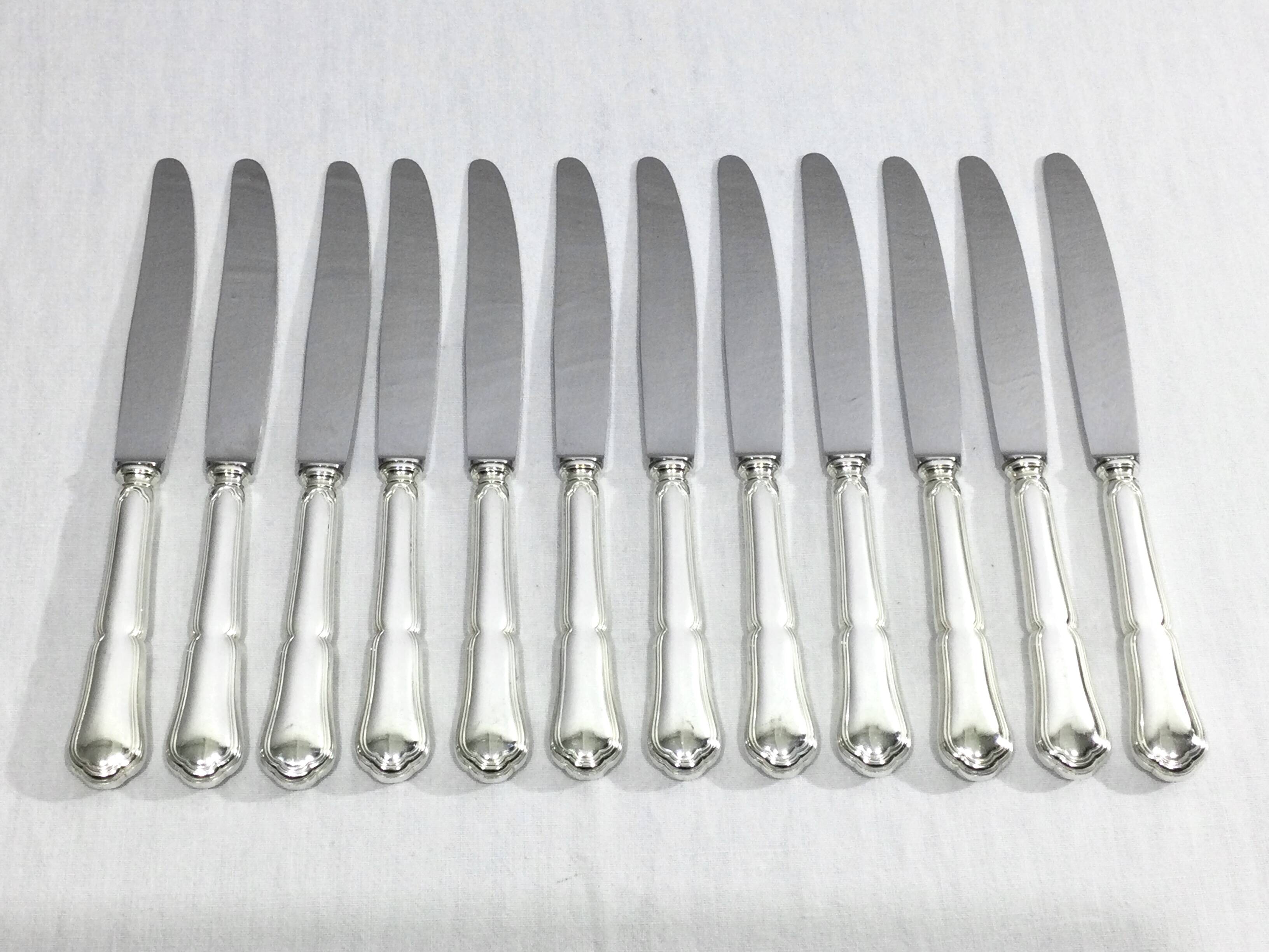 Saint Médard - Silver plated knives