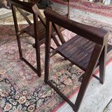 Pair of folding chairs from the 60s