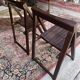 Pair of folding chairs from the 60s