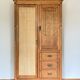 Armoire art déco bois brut & jute