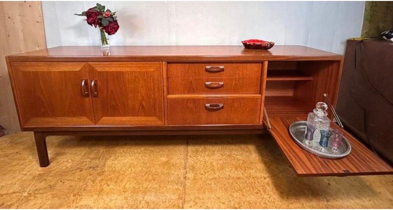 Mid-Century Retro Vintage Teak & Afromosia Sideboard by G Plan -Sierra