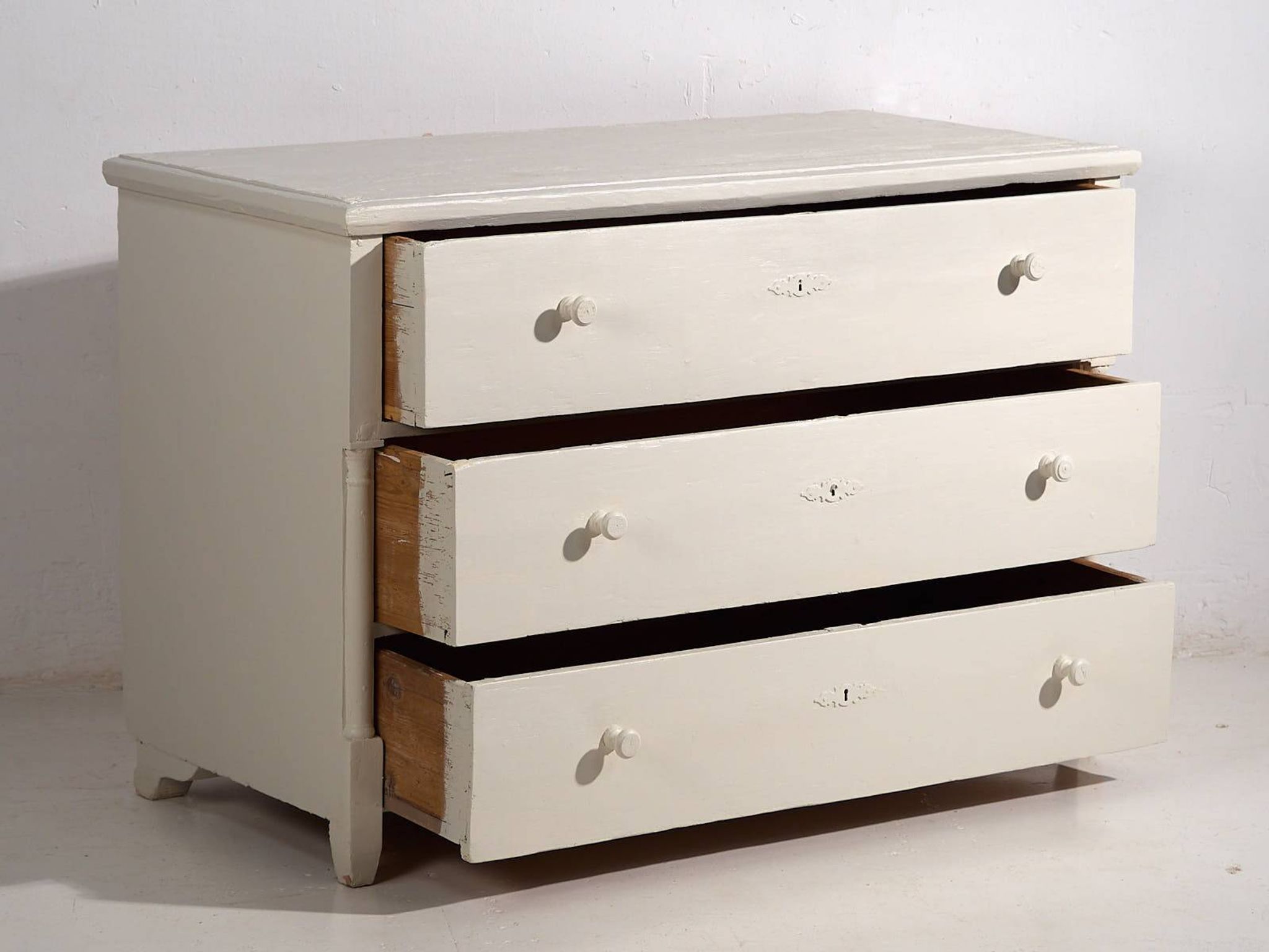 Commode ancienne blanche (vers 1920) #53