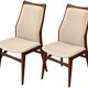 A pair of chairs by Wilhelm Benze GmbH, 1960s.
