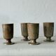 Set of 4 stoneware mugs