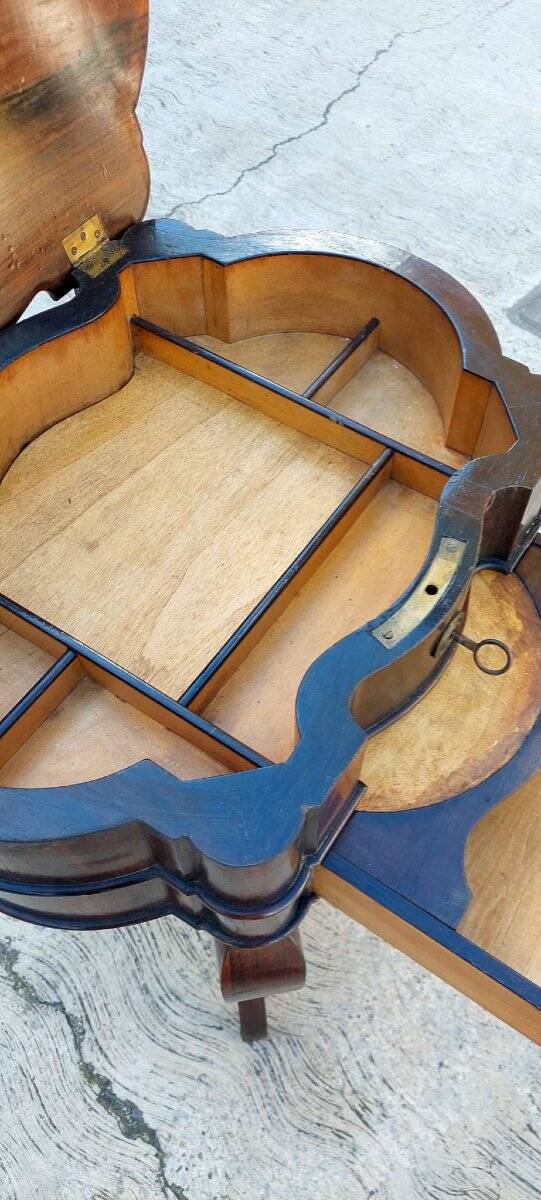 Table De Travail Louis Philippe En Placage De Palissandre