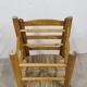 Pair of rustic chairs in solid ash