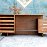 Large Freestanding Functionalist Desk, Jiri Kroha, 1930s