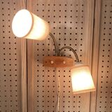 LARGE DOUBLE WALL LIGHT "1950 DESIGN".
