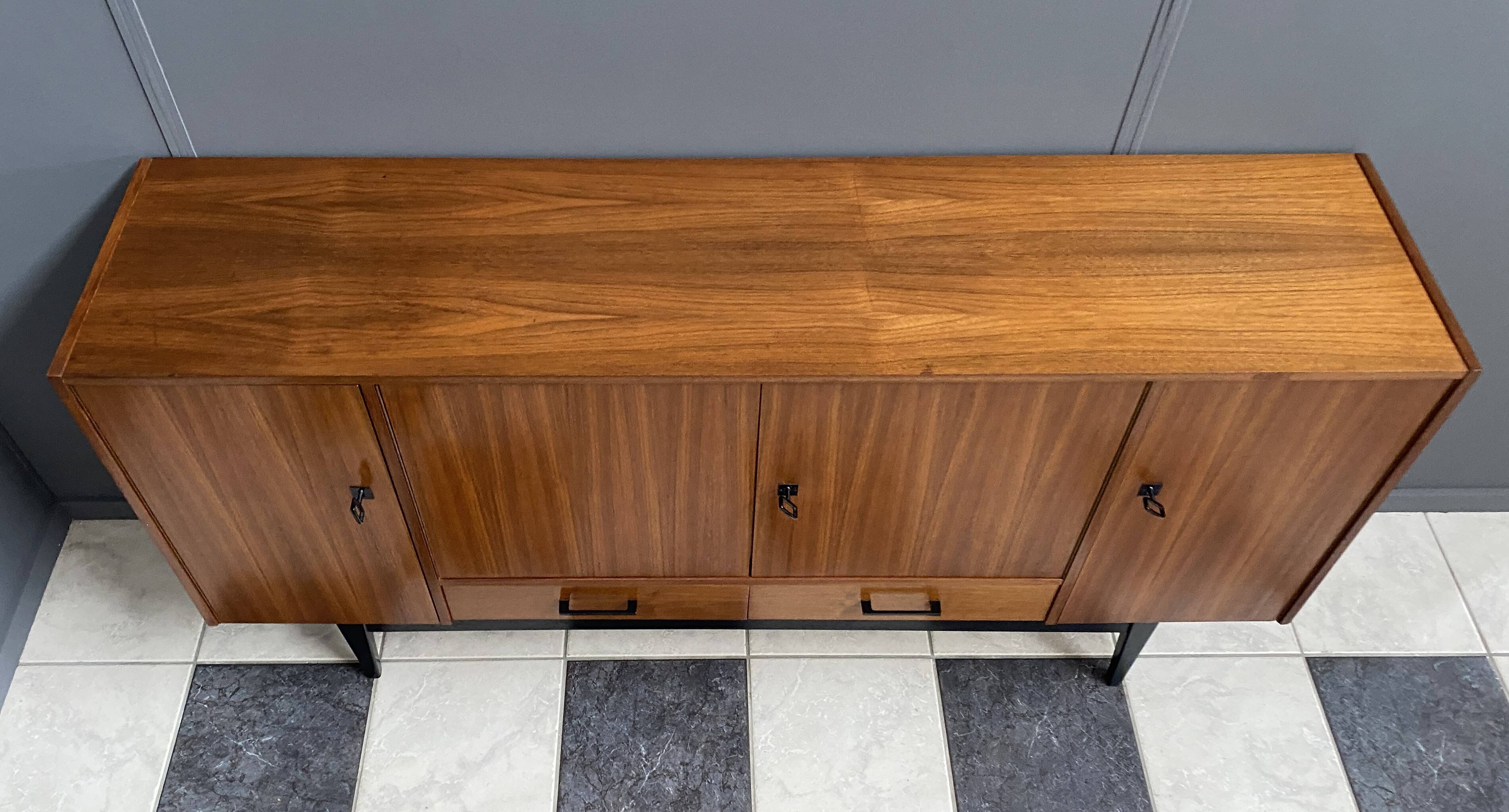 wood sideboard 1970s
