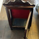Display cabinet in carved wood, Louis XV style, 19th century.