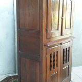 Rustic buffet in natural wood