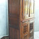 Rustic buffet in natural wood
