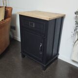 Petit meuble vintage noir