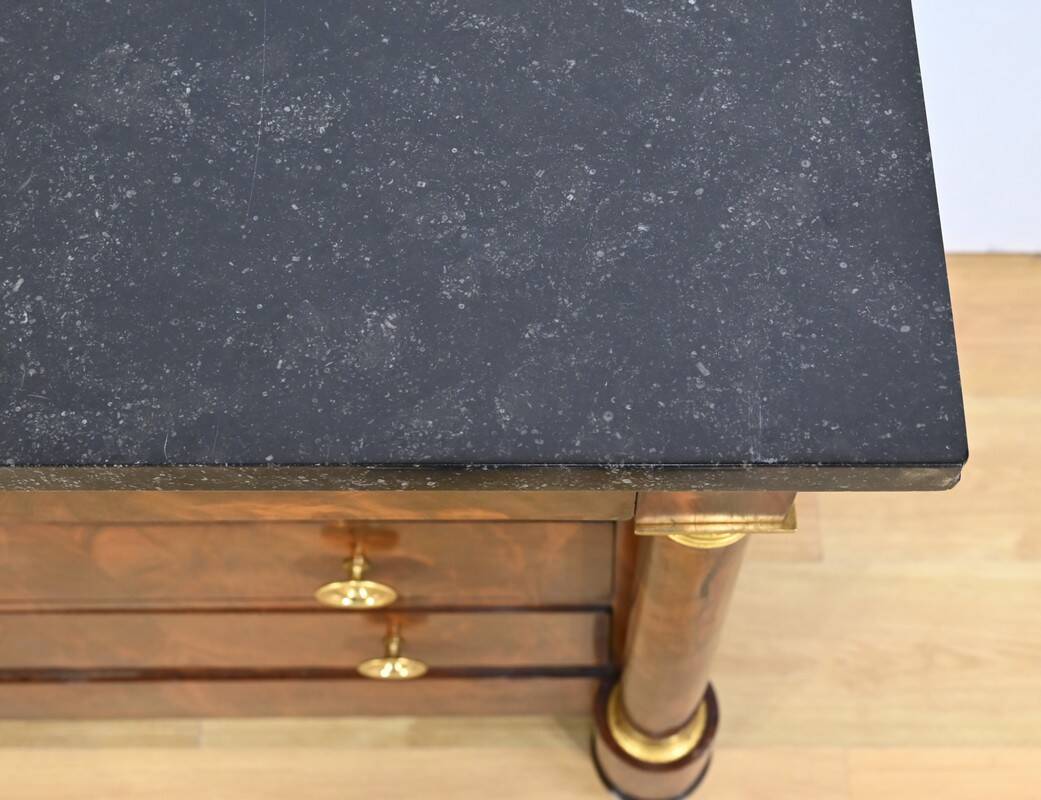 Mahogany chest of drawers, Empire period – Early 19th century