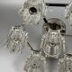 1960s 1970s Ceiling or Wall Lamp German Ice Glass Space Age Design