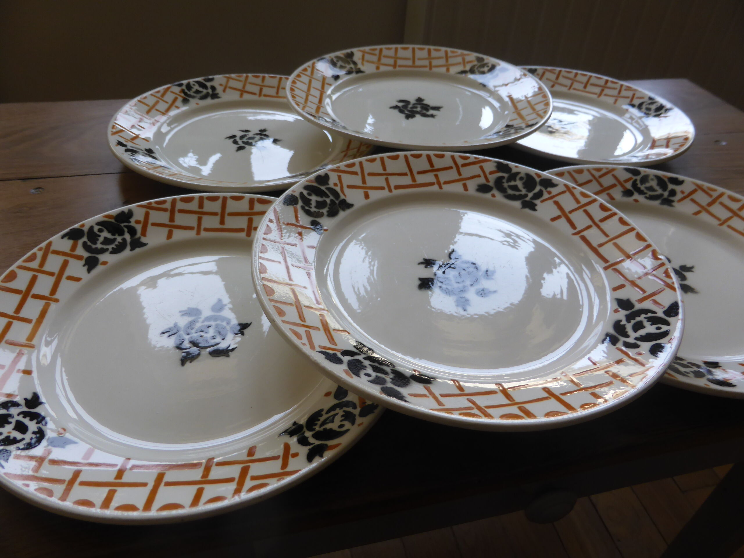 6 Flat plates Badonviller model Roscoff