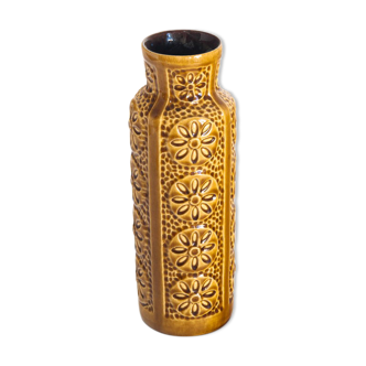 Enamelled ceramic vase, Germany of the 1960s.