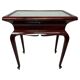 Art Deco display table in mahogany