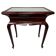 Art Deco display table in mahogany