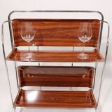 Bauhaus roll bar table chrome 1960 mid century modern design