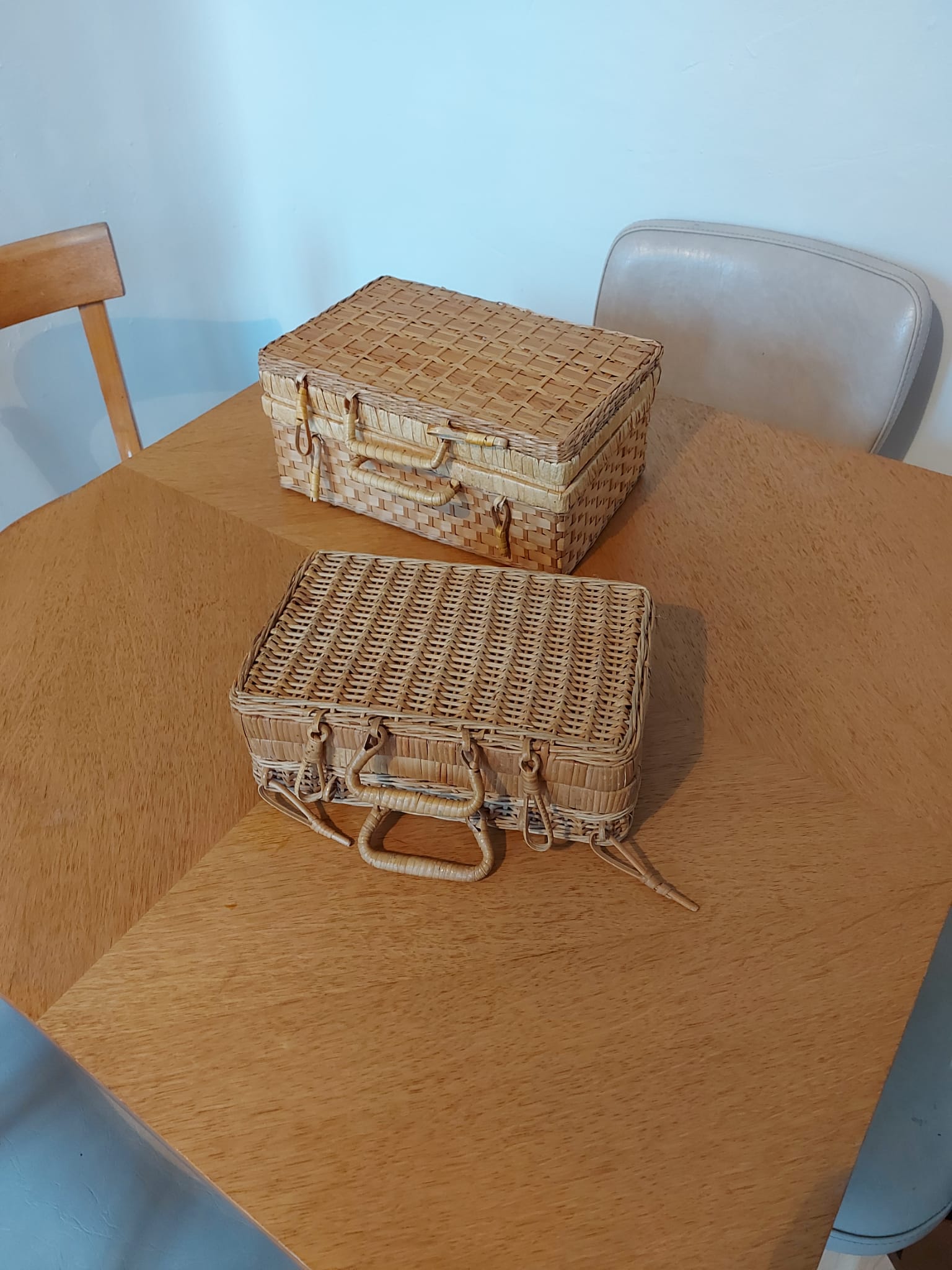 Vintage table square wallet 50s