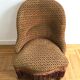 Fauteuil crapaud douillette Napoléon III