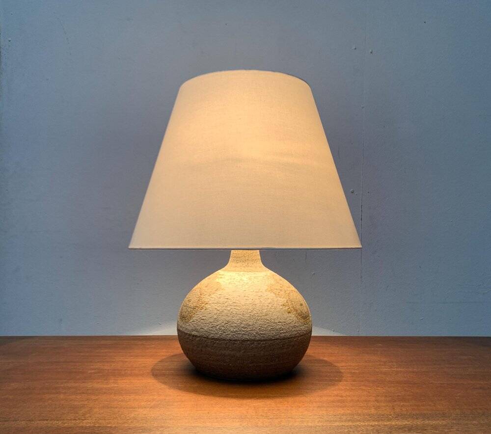 Mid-century Danish ceramic table lamp by Søholm, 1960s.