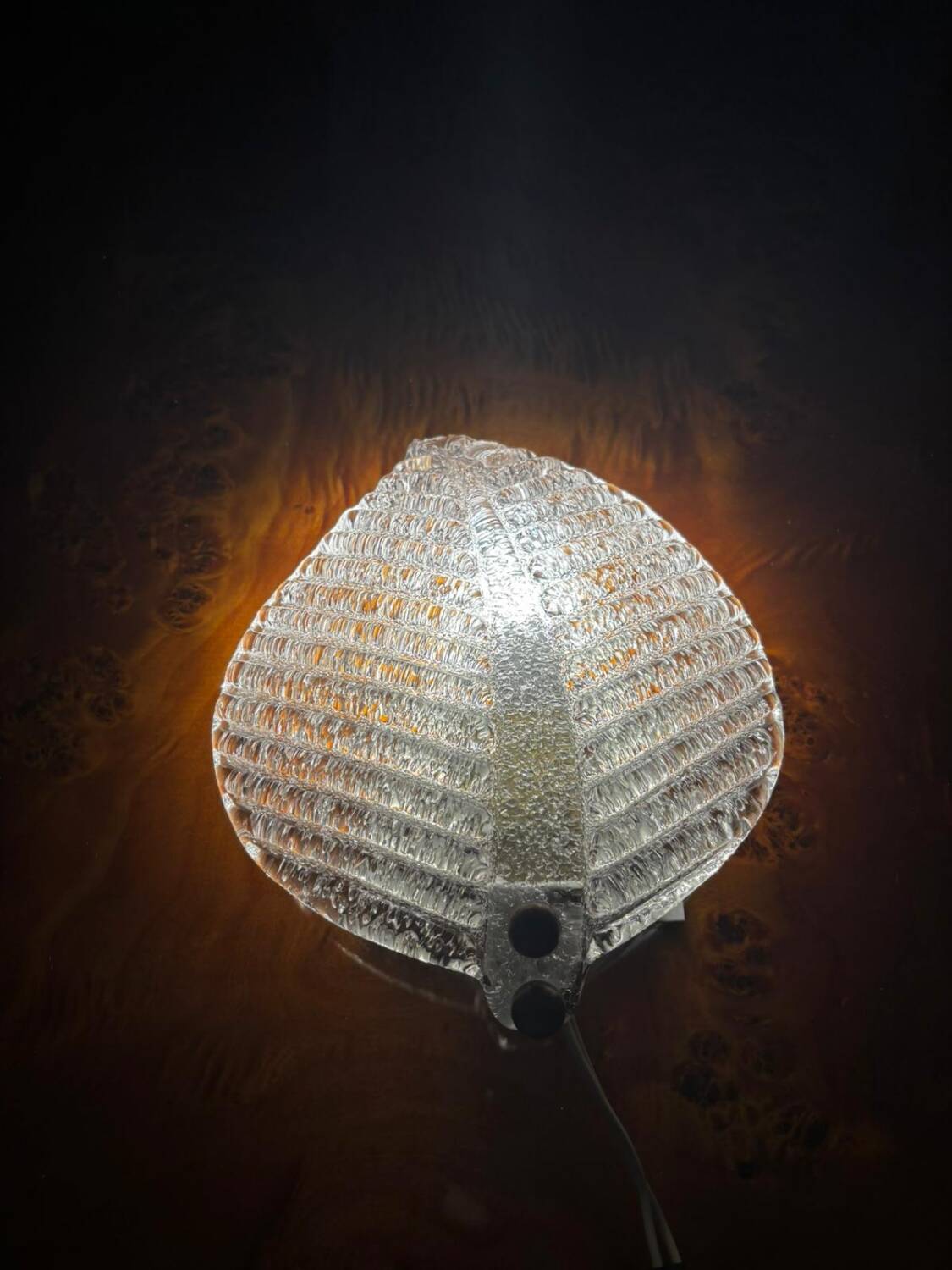 Murano wall light "leaf" by BAROVIER ET TOSO