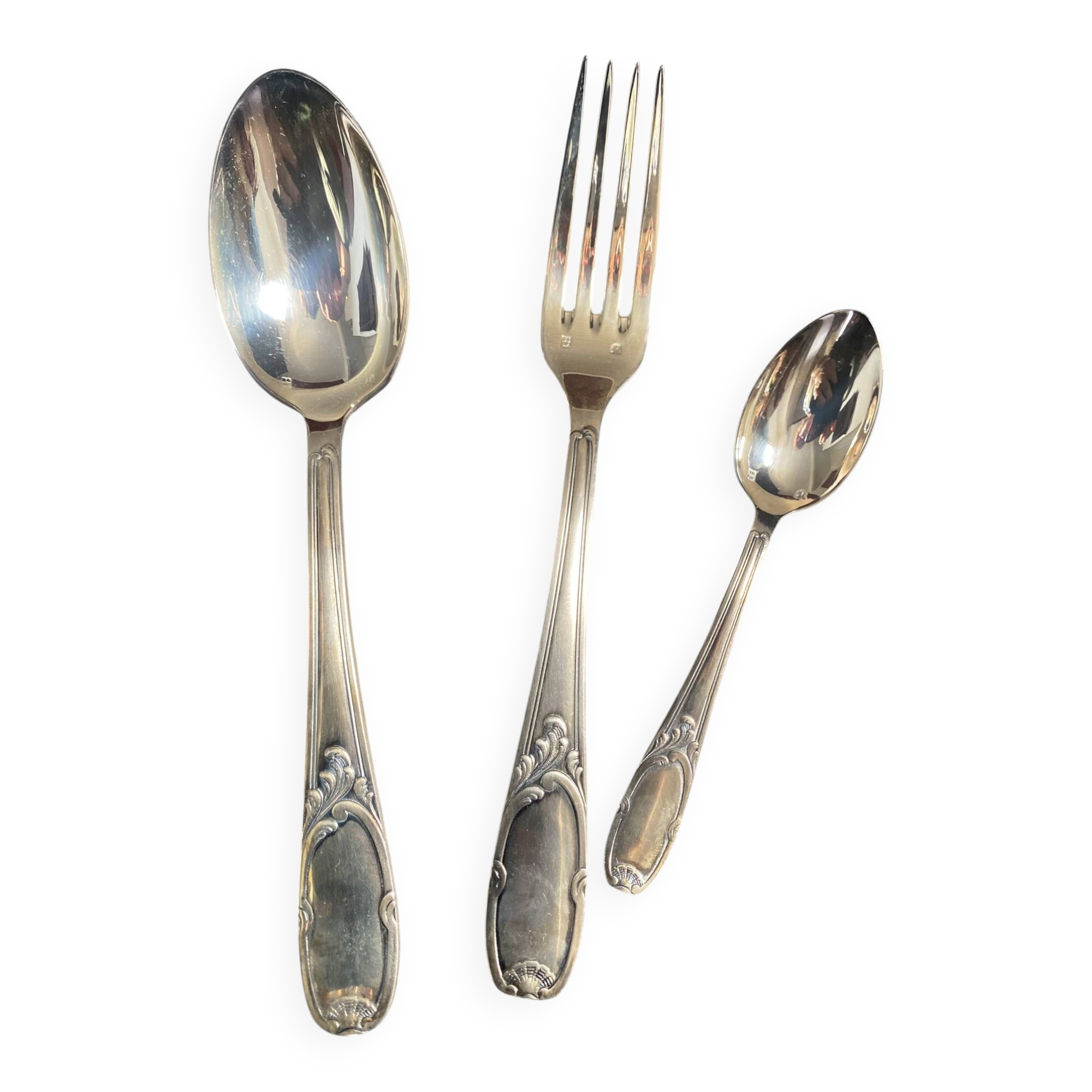 37-piece silver-plated cutlery set - Vintage Liberty silverware