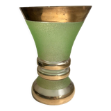Green granita vase 60s