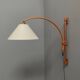Danish teak wall lamp by Domus Denmark 1970s