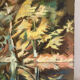 Reflections of trees on the water, oil on canvas signed